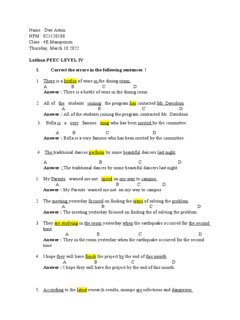 Dwi Astini - 4e Management - Assignment 1 | PDF | Career & Growth ...
