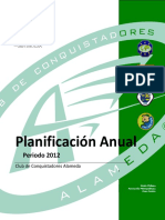 Planificación Anual: Periodo 2012