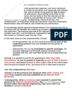 Sockets Layer (SSL) and The Follow-On (Subsequent) Internet Standard of