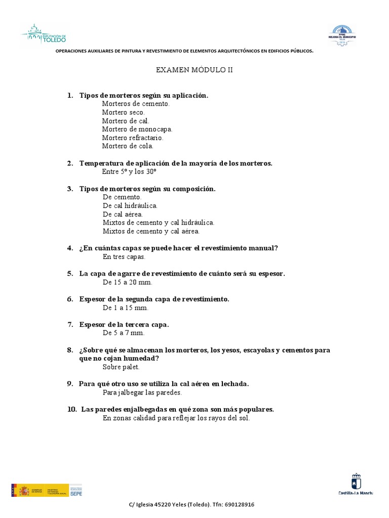 Examen Módulo 2 Respuestas Pdf