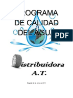 Programa de Calidad Del Agua Ok