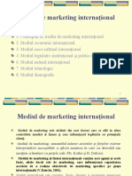 Mediul de Marketing În MK Internațional