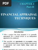 Financial Appraisal Chapter 3