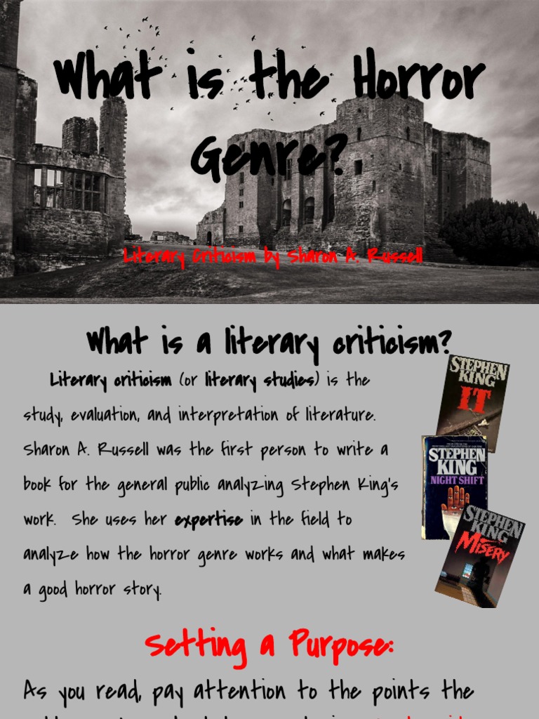 Understanding the Horror Genre | PDF