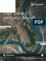 Slope Stability Verification Manual