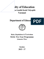 M.ed. (Two Year Semester Programme) 63