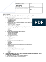 Soal Pat Kelas 2 Tema 6