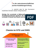 Präsentation Chemie Naturwissenschaftlicher Zweig - 2021