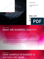 Importance of numbers in daily life