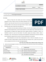 7º Ano Teste Diagnóstico