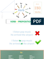 Verb Prepositions Lesson