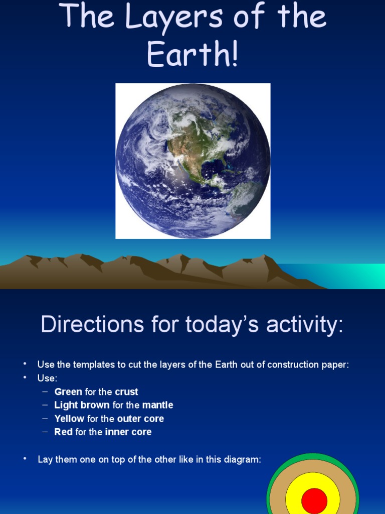 Layers of The Earth | PDF | Earth | Planetary Core