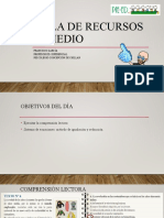 Aula de Recursos 1° Medio-Comprension Lectora-Sistema de Ecuaciones Método de Igualación y Reducción.