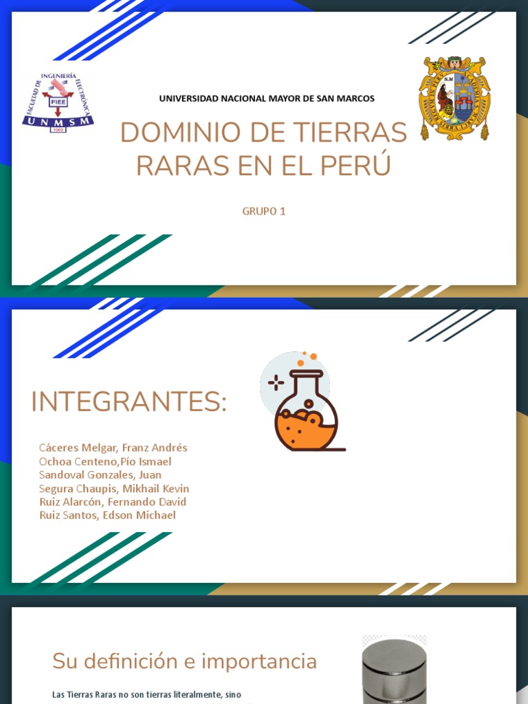 Tierras Raras en el Perú: Potencial y Retos | PDF | Minería | Perú