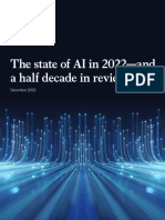 The State of Ai in 2022 and A Half Decade in Review