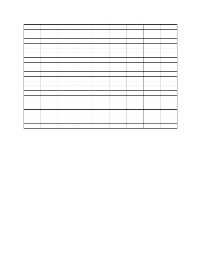 Table format pdf