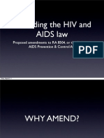 HIV and AIDS Amendment Bill