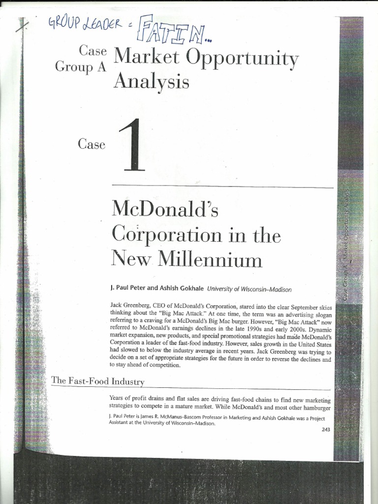 Case Study Marketing Management