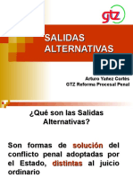 SALIDAS ALTERNATIVAS, 37 Diapositivas