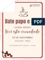 Bate papo café Curitiba 7 Nov