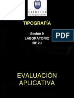 Tipografía Sesión 9 Laboratorio Evaluación Aplicativa