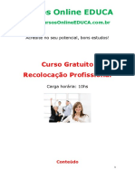 Curso Recoloca o Profissional 10 HR Edc 28675