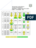 Horario Carmen Set Dic