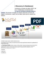 1) KDD (Knowledge Discovery in Databases) : Proceso Automático en El Que Se Combinan Descubrimiento y Análisis