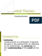 Influential Theories - Constructivism