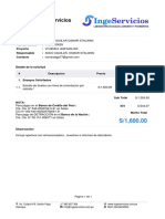 Cotización de Servicios C22-0041: Av. Collpa N°8, Sector Pago Olanique 992 857 364 RUC 20449438834