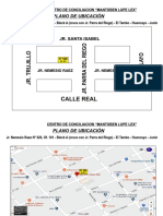 Croquis y Plano de Distribucion Centro de Conciliacion Pacifico