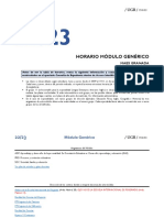 Horario Genérico 2022-23 5.0