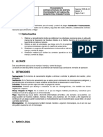 Procedimiento de Desinfeccion y Desinsecctacion