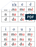 Tableau Syllabique