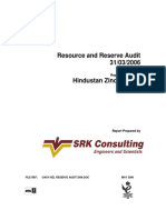 SRK Reserve & Resource Report April-06