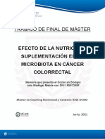 TFM - Microbiota y Cáncer Colorrectal - Julio Madrigal