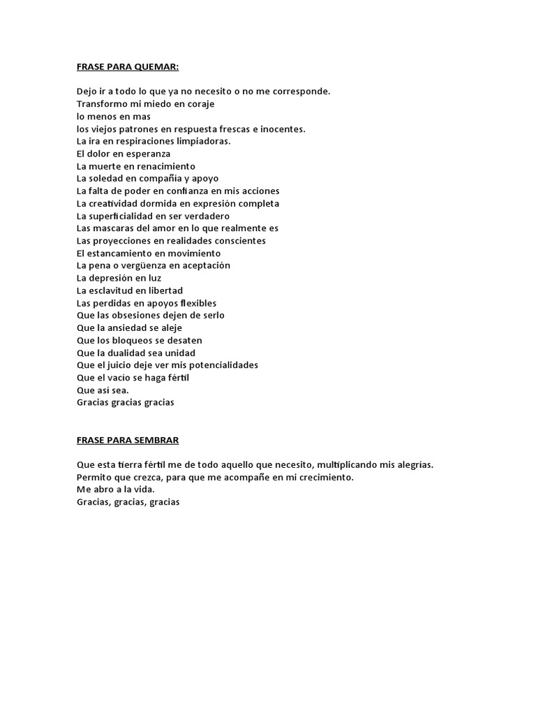 Oraciones | PDF