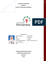 Praktikum Modul 6 Senyawa Organik Biodiesel