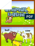 Animal Babi Es PPT Flashcards Fun Activities Games Games 57377