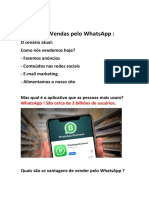 Técnicas de Vendas pelo WhatsApp