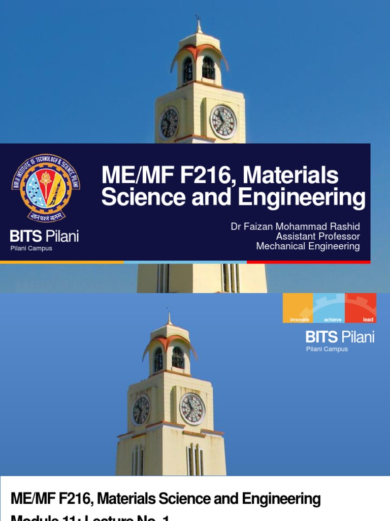 Module 10 Lect 1 Composites Mat Sci PDF Composite Material