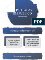 Como Falar em Público