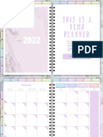2022 Pastel Planner (Monday Start)