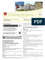 Gemeinde Bischberg: Amtliche Bekanntmachungen