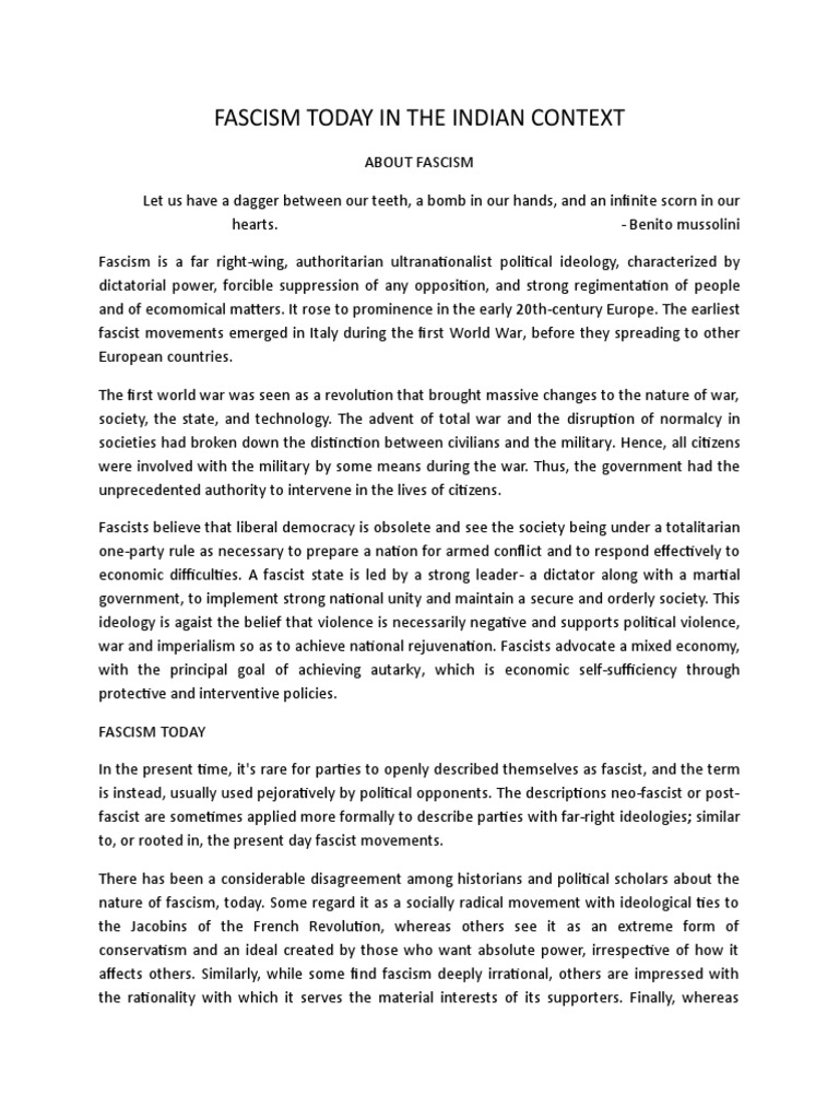 Scoped Define Fascism Ideologies Of Globalization