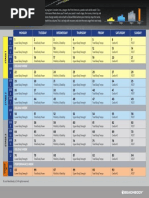 645 Workout Calendar