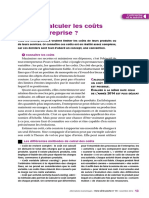 Peut-On Calculer Les Coûts D'une Entreprise ?