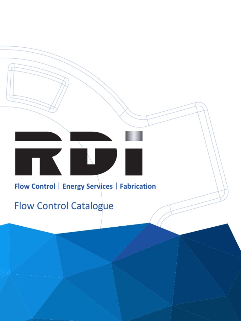 RDI Flow Control Product Catalogue | PDF | Valve | Pipe (Fluid Conveyance)