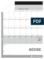 P90X Workout Calendar