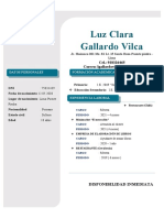 CV Gallardo Vilca Clara